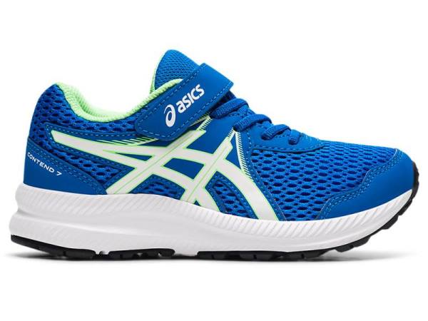 Asics Hardloopschoenen Kinderen, CONTEND Wit/Blauw - Asics Online Sales | B7581632-QD